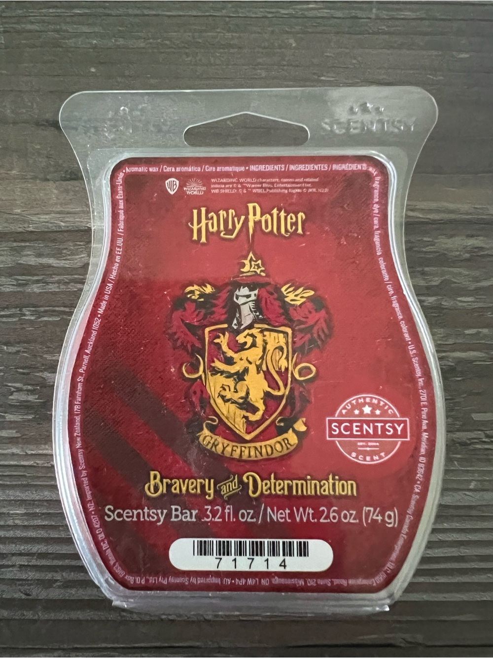 Gryffindor™ Bravery And Determination - Scentsy Bar